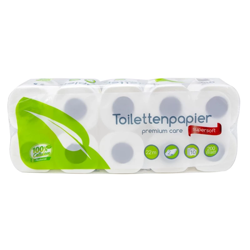 Toilettenpapier 2 lagig 100% Zellstoff, 120 Rollen