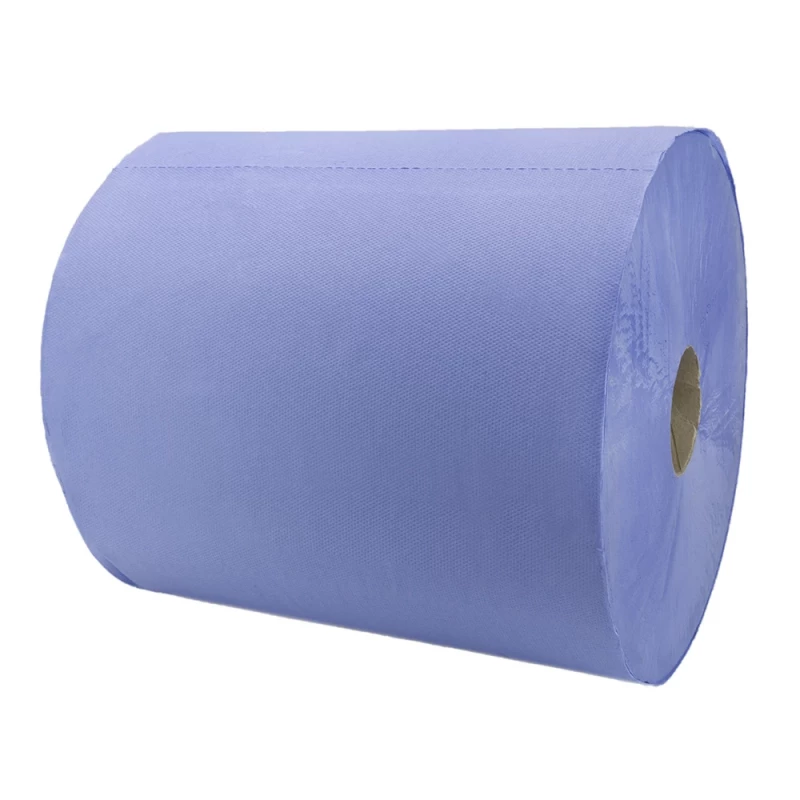 Putzrolle 2 lagig BLAU 100% Zellstoff 35,5x36cm