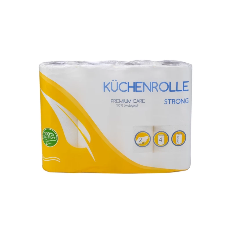 Küchenrolle 2 lagig Zellstoff 64 Blatt Höhe 26cm