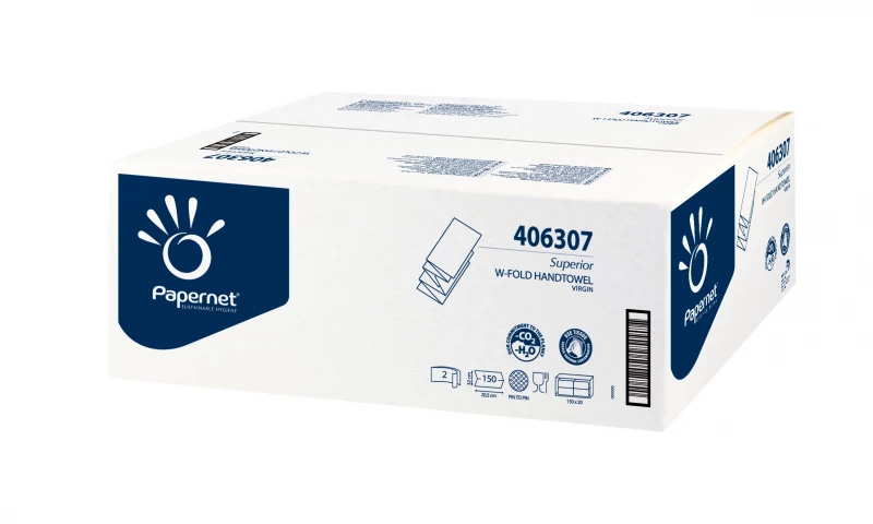 Werra Handtuchpapier W-Falz 2-lag. hochweiß (1 Karton = 3000 Blatt)