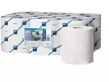 Reflex Mehrzweck Papierwischtücher - 1-lagig - weiß (1 Karton = 6 Rollen)