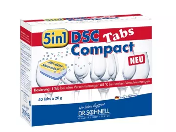 Dr. Schnell Tabs f. Haushaltsspülmaschinen DSC Compact-Tabs (1 Packung = 40 Stück)
