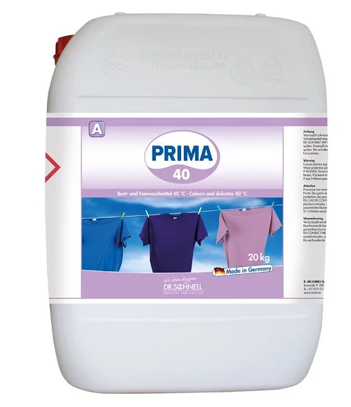 Dr. Schnell Bunt- und Feinwaschmittel Prima 40, 20kg Kanister