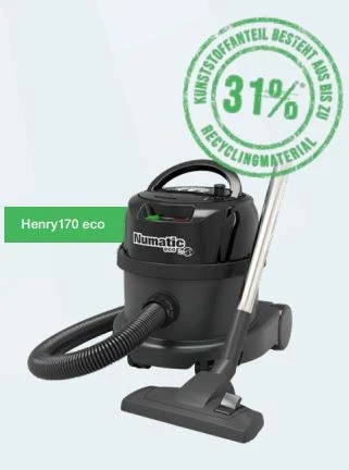 Staubsauger "Henry Eco 170" EPR170-11, schwarz/schwarz