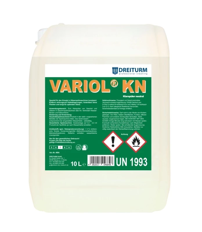 Dreiturm VARIOL KN Klarspüler neutral 10L