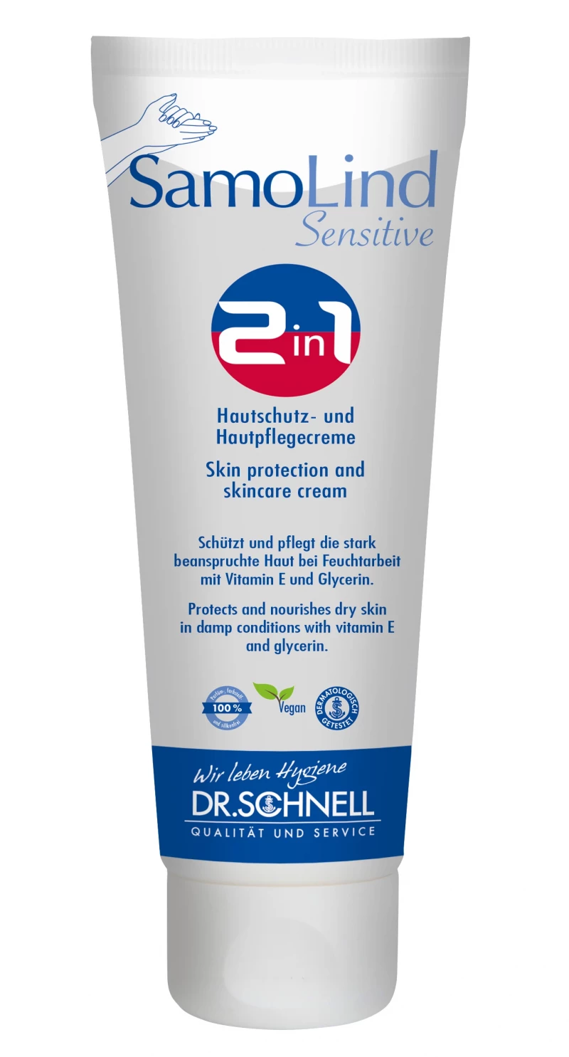 SamoLind Sensitive 2 in 1 Hautschutz- und Hautpflegecreme 50ml