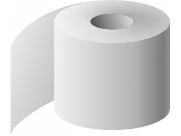 Toilettenpapier 2-lagig - weiß - 6x400 Blatt 30 Rollen