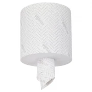 WypAll® L10 Papierwischtuch für die Reinigung im Service & Einzelhandel - Centrefeed for Reach+™ / Weiß 1-lagig 6 Rollen à 500 Tücher